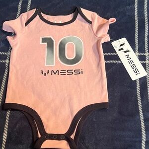 Messi baby onesie size 3-6 months Brand New With Tags!